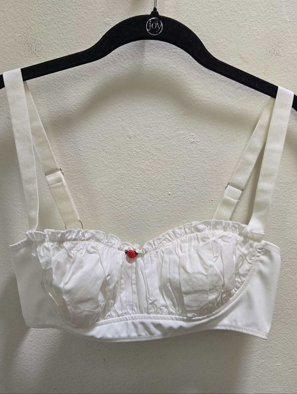 Edikted Ruched Rose Bralette